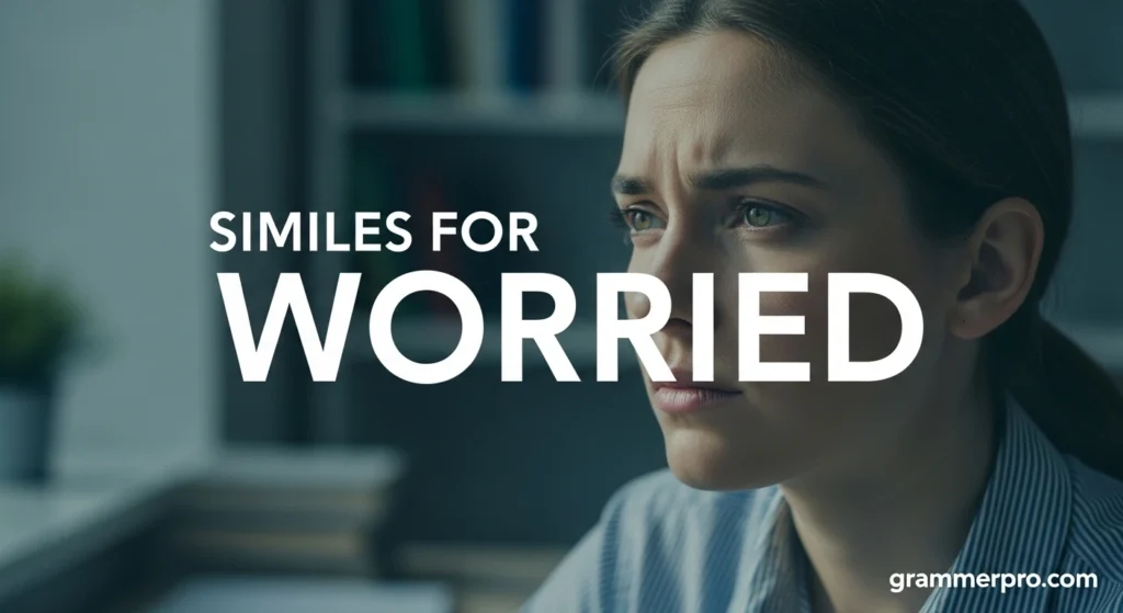 Similes for Worried